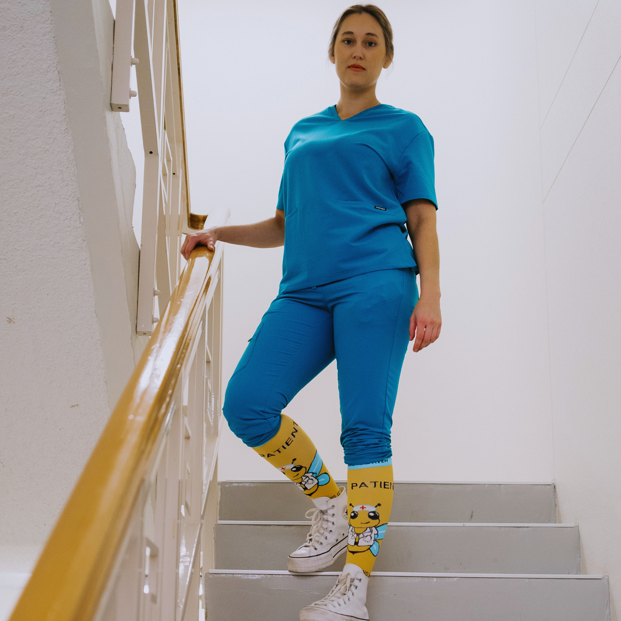 Compression Sock Bee Patient: We're Winging It